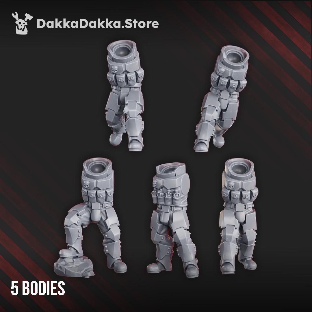 The Phaeton Lead Squad (build kit) | DakkaDakkaStore Resin Proxies for Table Top Wargaming