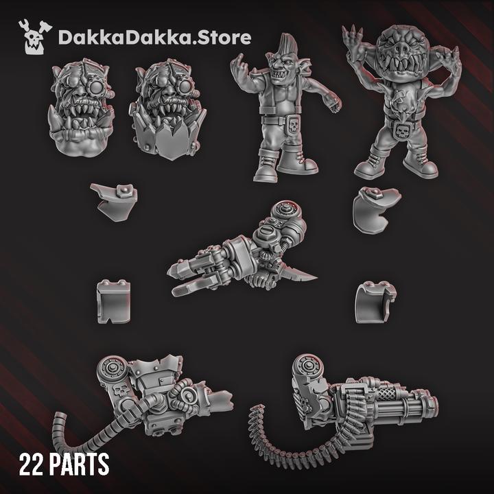 Gharghkool 'Da Big Wrecka | DakkaDakka | 3d Printed Tabletop Wargames Proxy Model for Grimdark Future Orc Marauders Ultra Boss Veteran