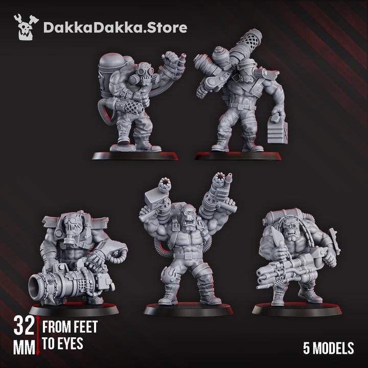 Umiez Burnerz | DakkaDakka | 3d Printed Tabletop Wargames Miniatures