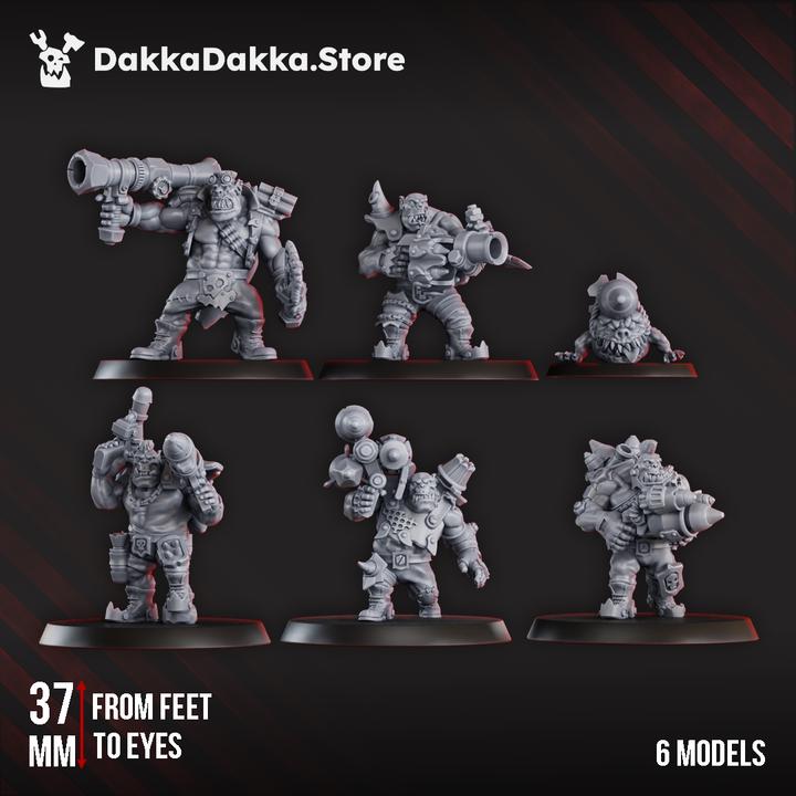 Bazooka Bruvvaz | DakkaDakkaStore | 3d Printed Tabletop Wargames Models
