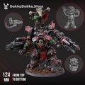 Gharghkool 'Da Big Wrecka | DakkaDakka | 3d Printed Tabletop Wargames Proxy Model for Grimdark Future Orc Marauders Ultra Boss Veteran