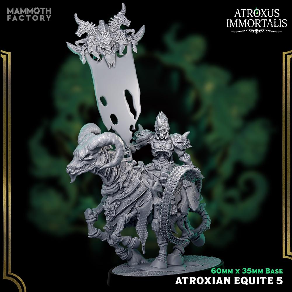 Atroxian Equites | Mammoth Factory | Atroxus Immortalis | DND 5e | One Page Rules | TTPRG | Wargames | Monsters