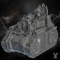 Order of Repentance Sorrow Keeper Exorcism Tank | DakkaDakka | 3d Printed Tabletop Wargames Proxy Model for Blessed Sisters APC Organ Tank
