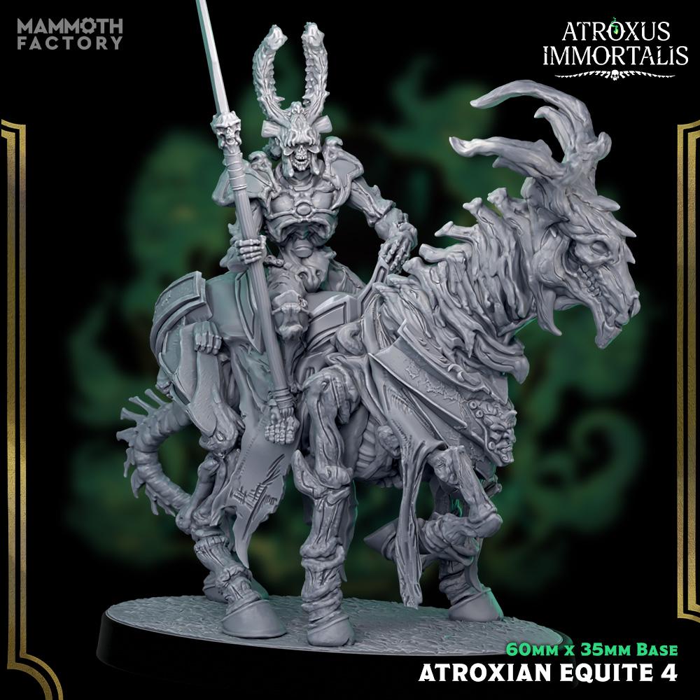 Atroxian Equites | Mammoth Factory | Atroxus Immortalis | DND 5e | One Page Rules | TTPRG | Wargames | Monsters