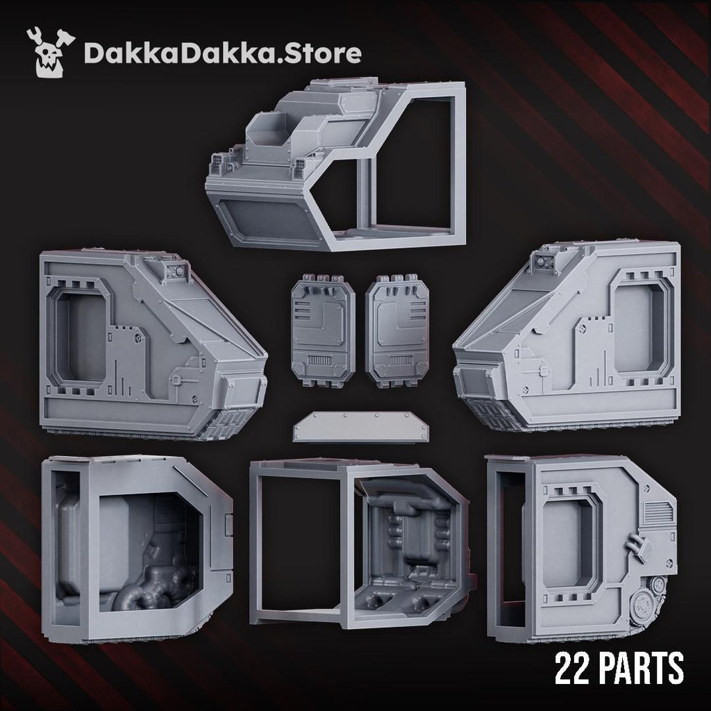 Space Knights ASV | DakkaDakkaStore | 3D Printed Proxy Models for Grimdark Future Tabletop Wargames Battle Brothers