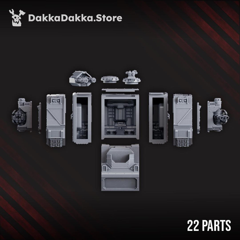 Space Knights ASV | DakkaDakkaStore | 3D Printed Proxy Models for Grimdark Future Tabletop Wargames Battle Brothers