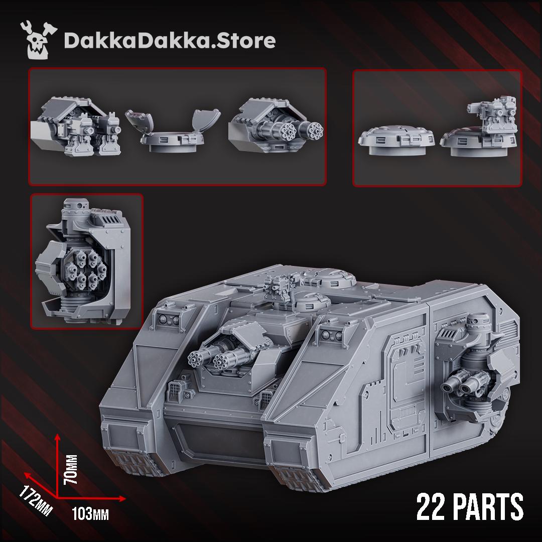 Space Knights ASV | DakkaDakkaStore | 3D Printed Proxy Models for Grimdark Future Tabletop Wargames Battle Brothers