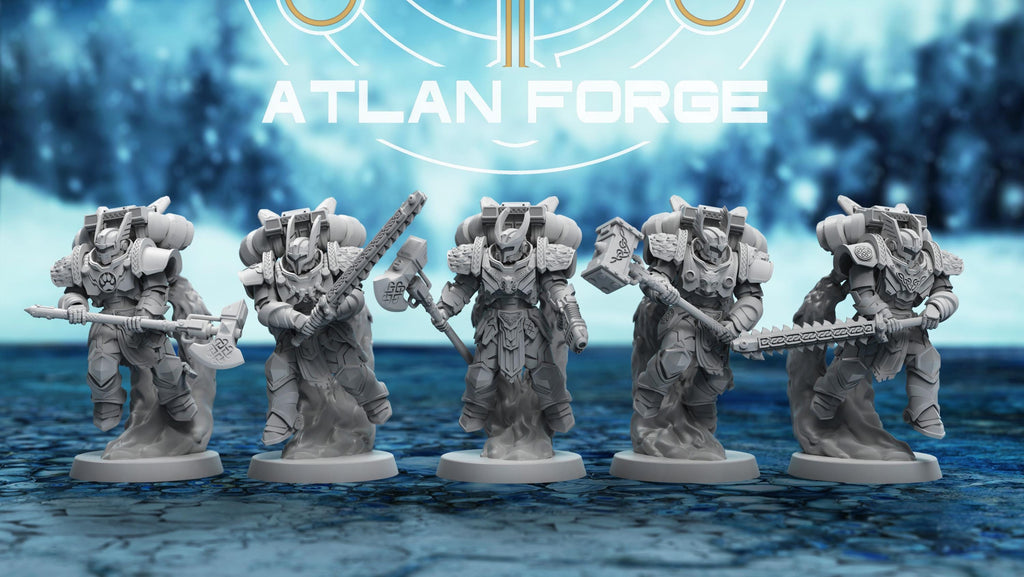 Asgardian Skybreakers (set of 5) | Atlan Forge | Wolf Assault Brothers