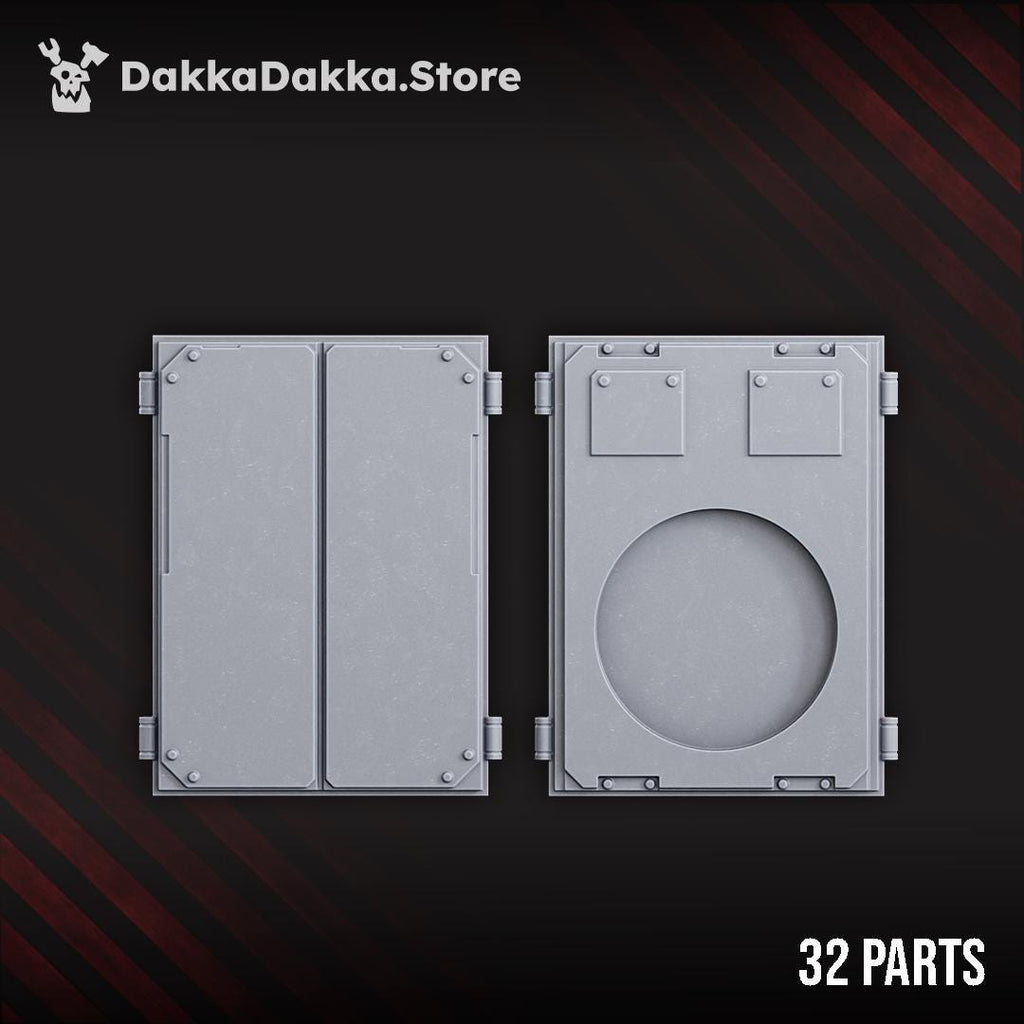 Space Knights APC | DakkaDakka | 3 Printed Tabletop Wargames Proxy Model for Grimdark Future Brothers Battle Tank APC