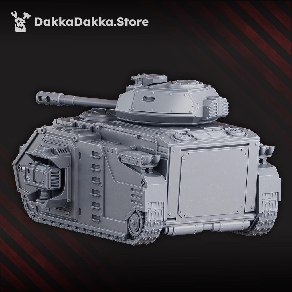 Space Knights APC | DakkaDakka | 3 Printed Tabletop Wargames Proxy Model for Grimdark Future Brothers Battle Tank APC