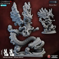 Wind Dragon | Ghamak | 3d Printed Fantasy Miniature for Tabletop Wargames