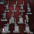Crossbow Ashigaru | Ghamak | 3d Printed Fantasy Miniatures for Tabletop Wargames