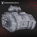 Ordine Vendetta Organ Tank, Flame Tank | DakkaDakka | 3D Printed Tabletop Wargame Model Blessed Sisters