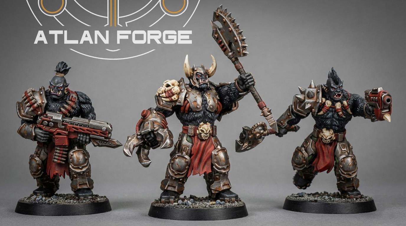Grokk Warpack | Atlan Forge | 3d Printed Tabletop Wargames Miniatures