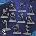 Shard Wardens with Blades | Ghamak | 3d Printed Tabletop Wargames Miniatures