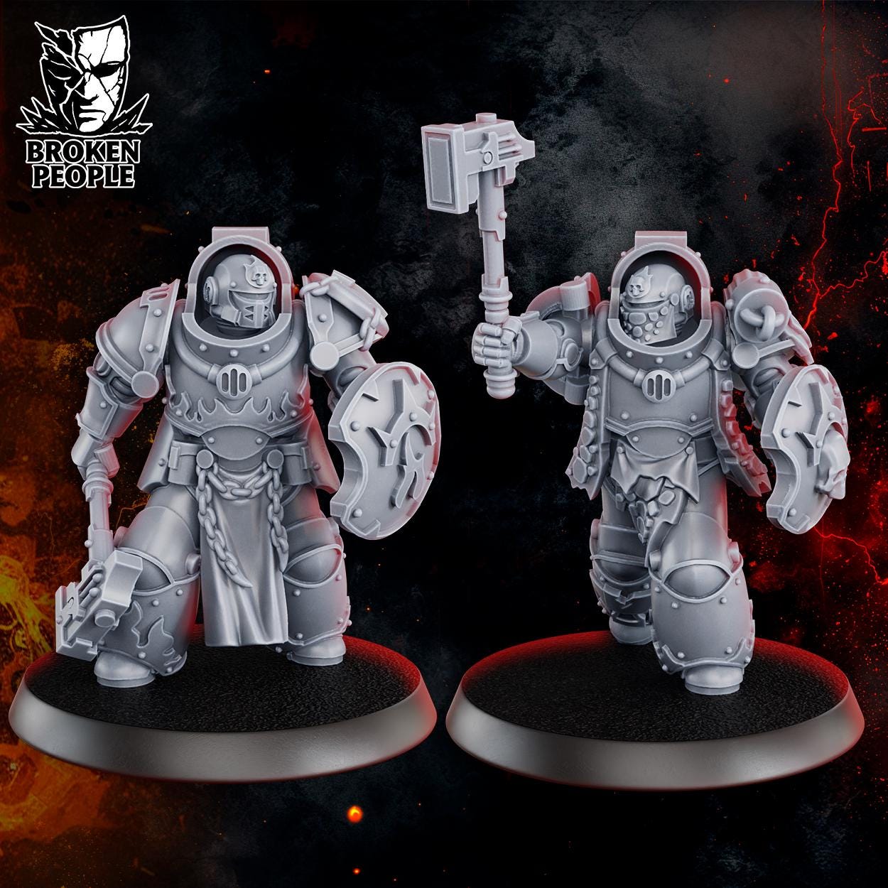 MagmaForged Squad | 3d Printed Tabletop Wargames Miniautres