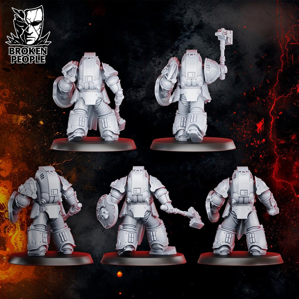 MagmaForged Squad | 3d Printed Tabletop Wargames Miniautres