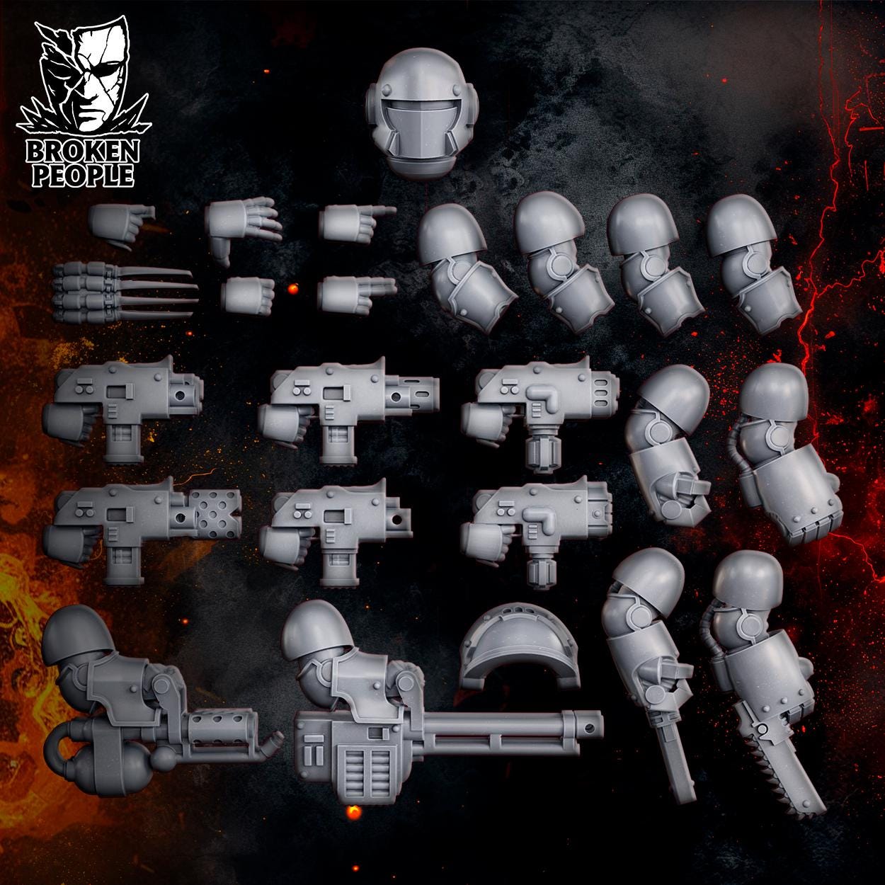 Heavy Princeps Cohort | 3d Printed Tabletop Wargames Miniatures