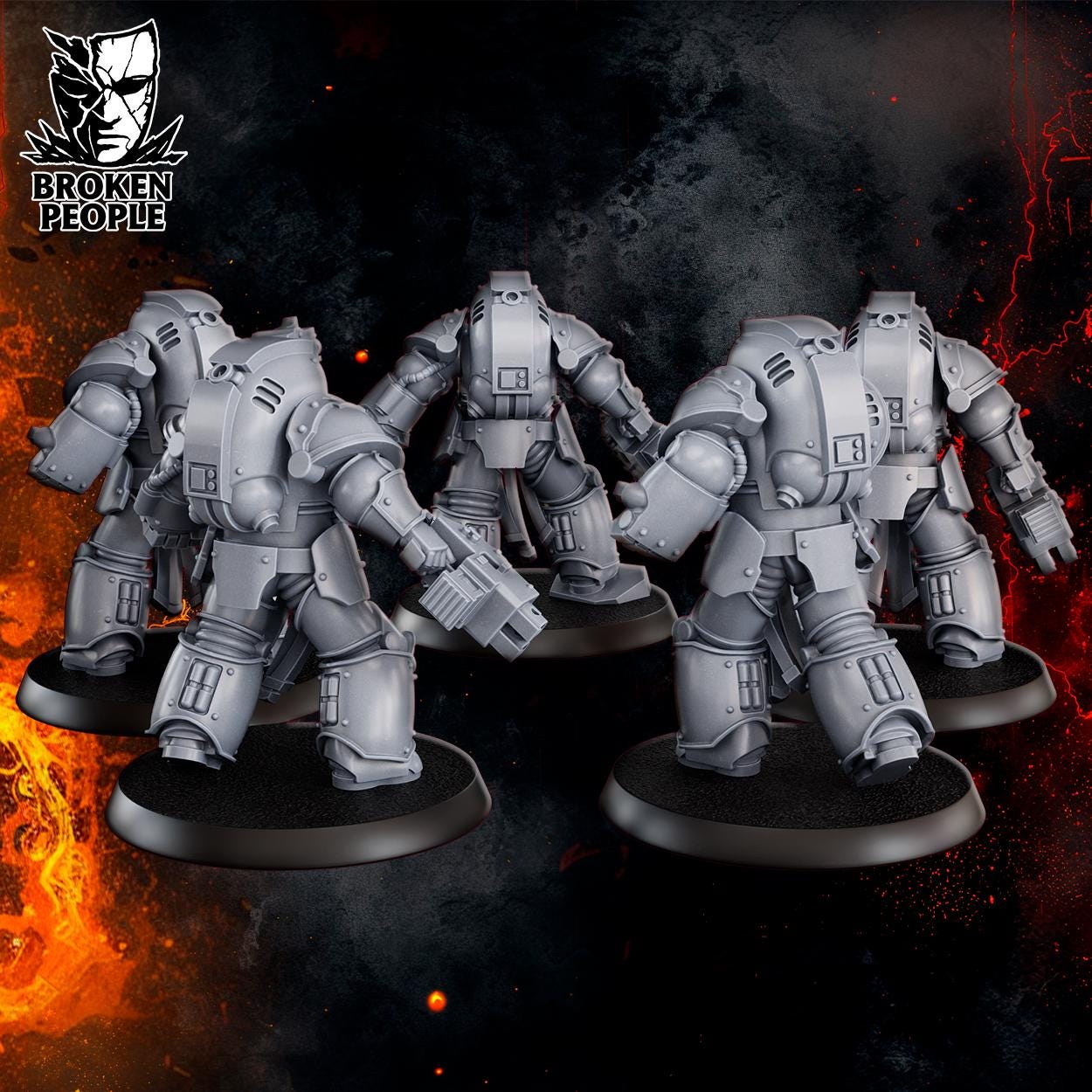 Heavy Princeps Cohort | 3d Printed Tabletop Wargames Miniatures
