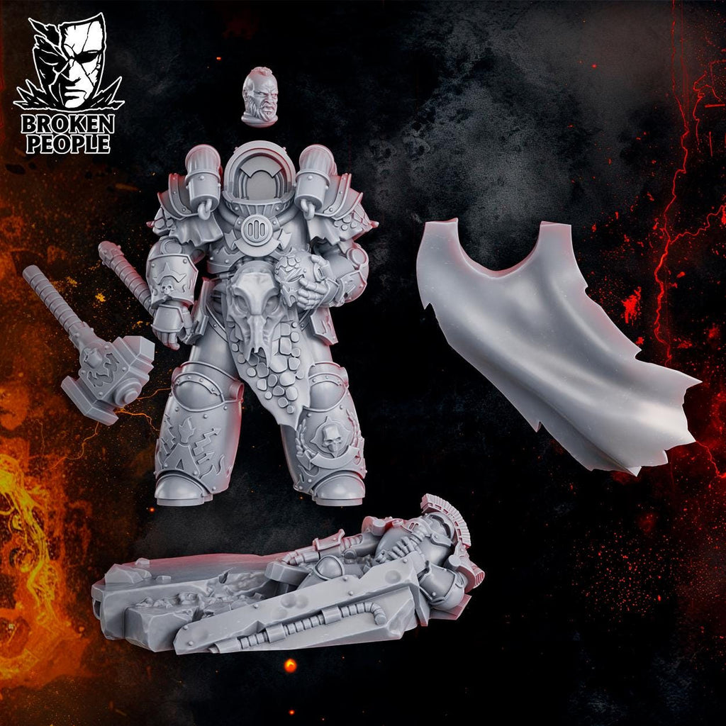 Gefest Forge Father | Broken People | 3d Printed Tabletop Wargames Miniature
