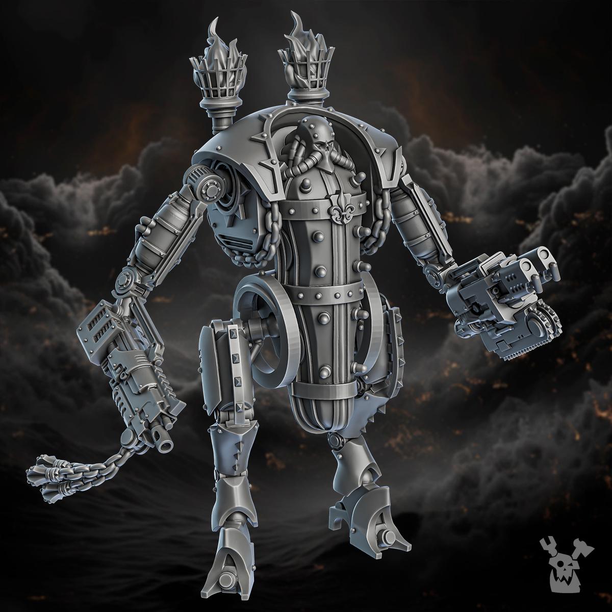 Ironpain Engine | DakkaDakka | 3d Printed Tabletop Wargame Miniature Walker