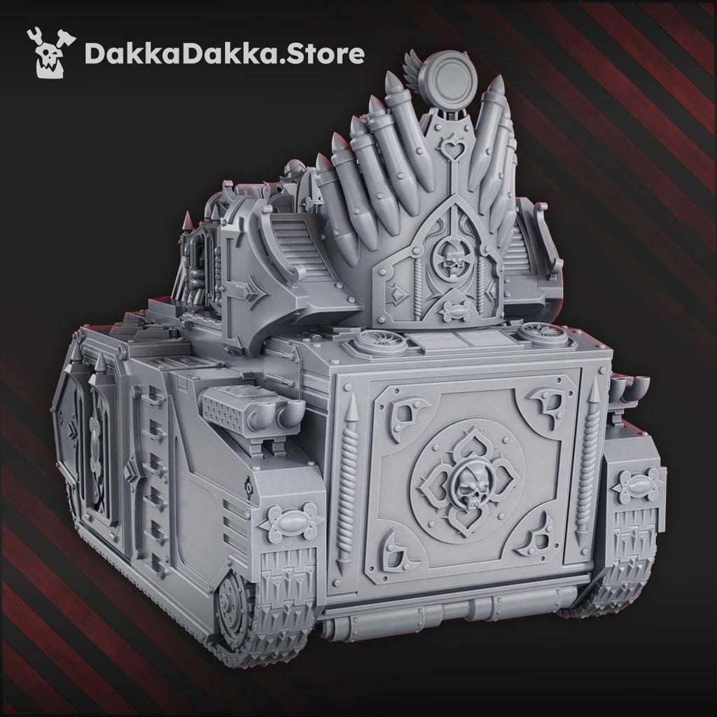 Ordine Vendetta Organ Tank | 3D Printed Tabletop Wargame Model Blessed Sisters