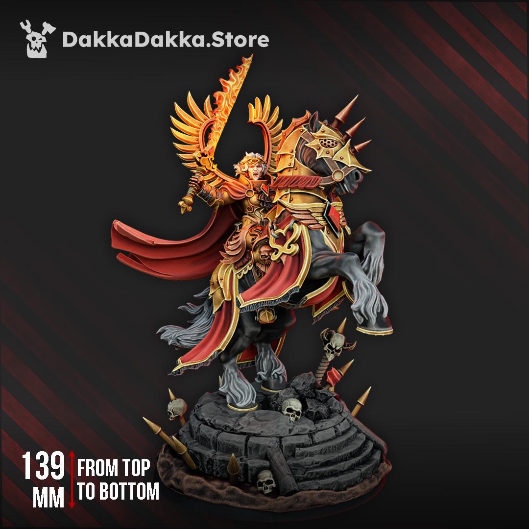 Seraphiel, the Saint of Ordine Vendetta | DakkaDakka | 3d Printed Tabletop Wargames Model