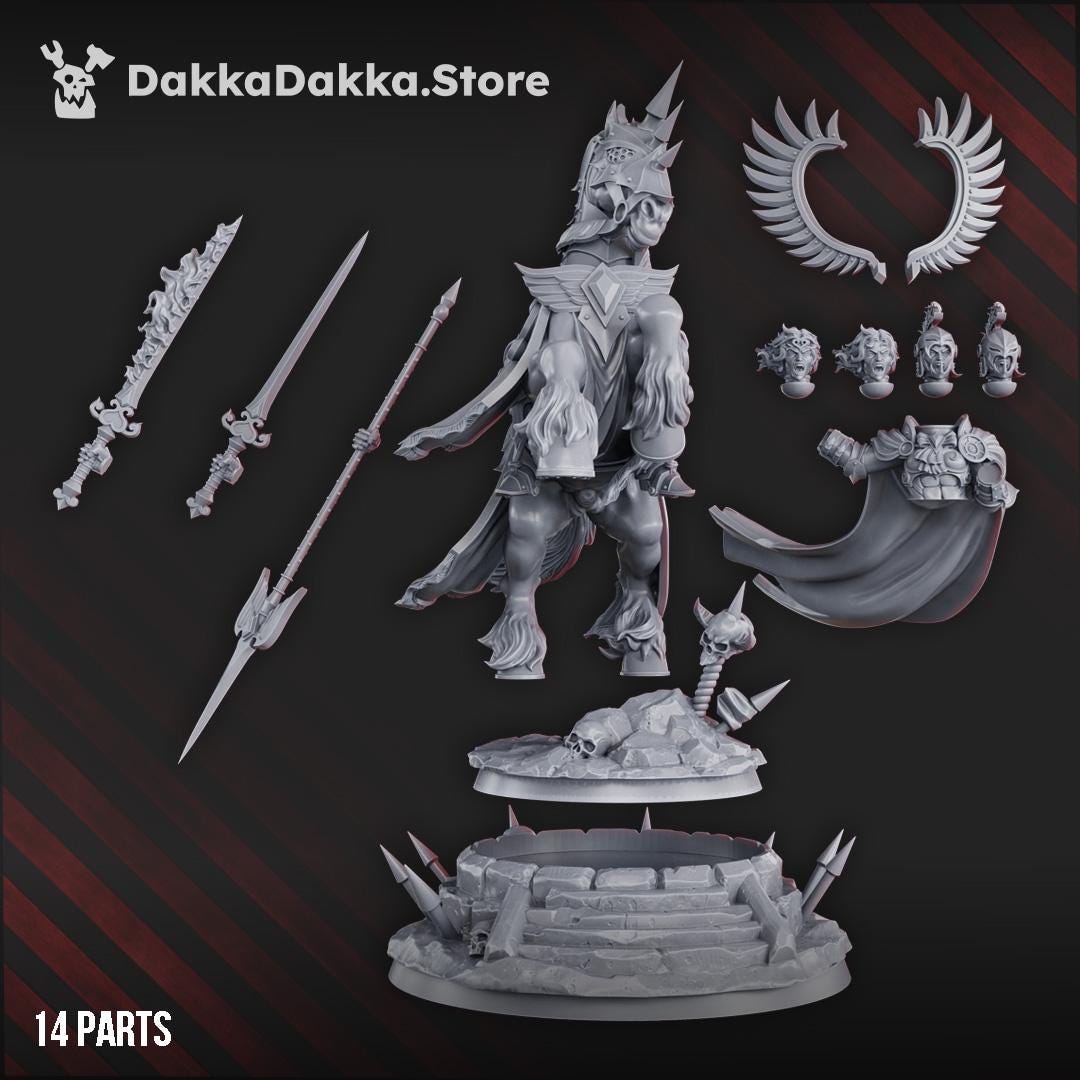 Seraphiel, the Saint of Ordine Vendetta | DakkaDakka | 3d Printed Tabletop Wargames Model