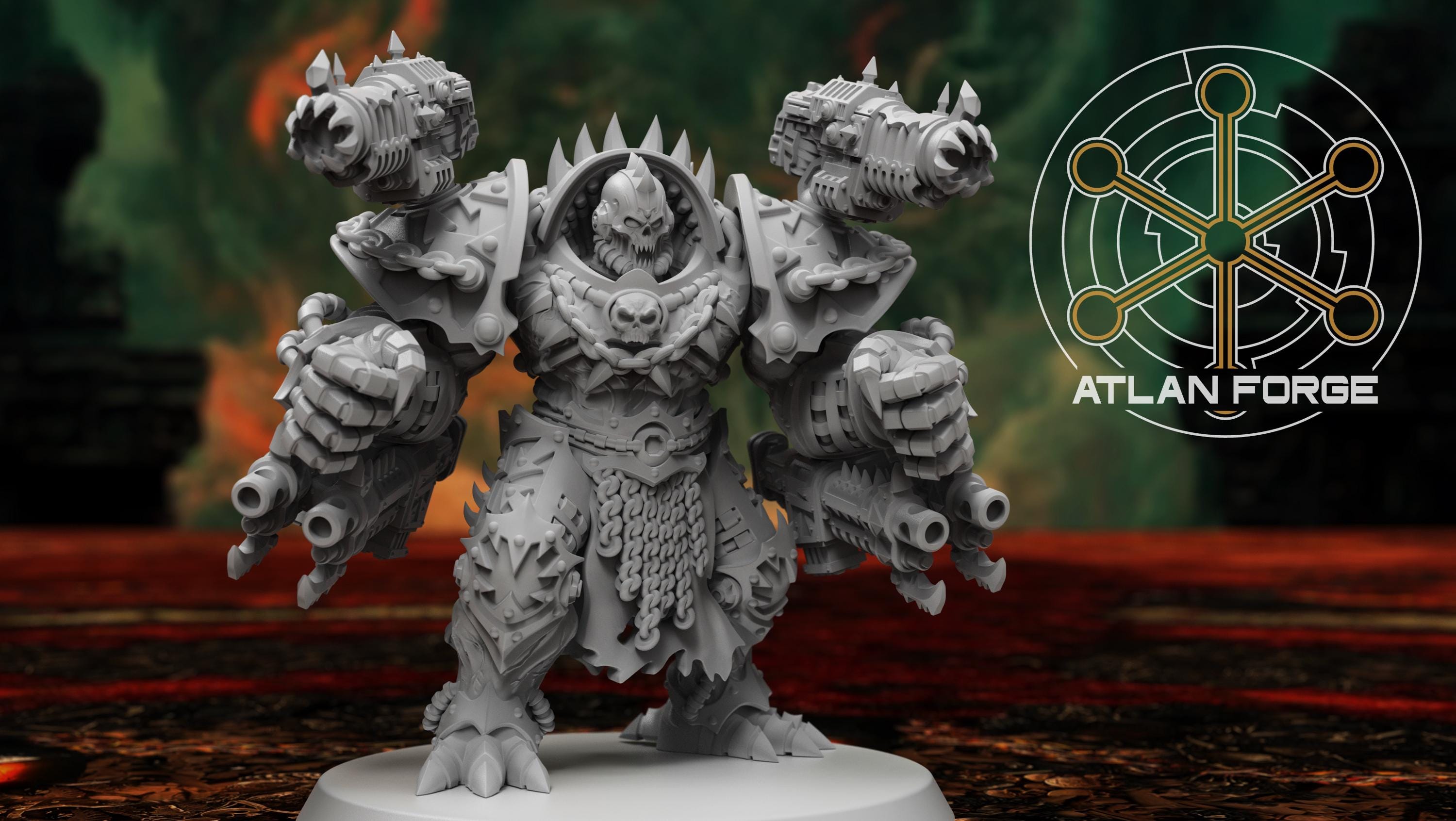 Hades Warbrutes | Atlan Forge | 3d Printed Tabletop Wargames Miniature