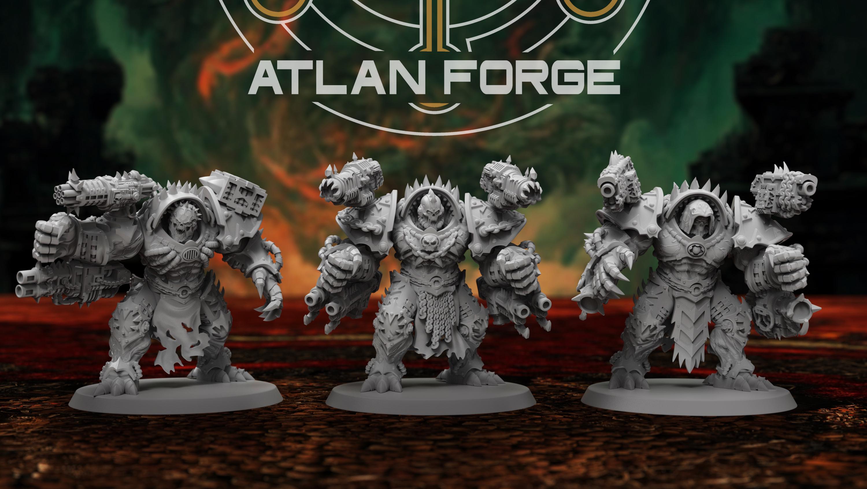 Hades Warbrutes | Atlan Forge | 3d Printed Tabletop Wargames Miniature