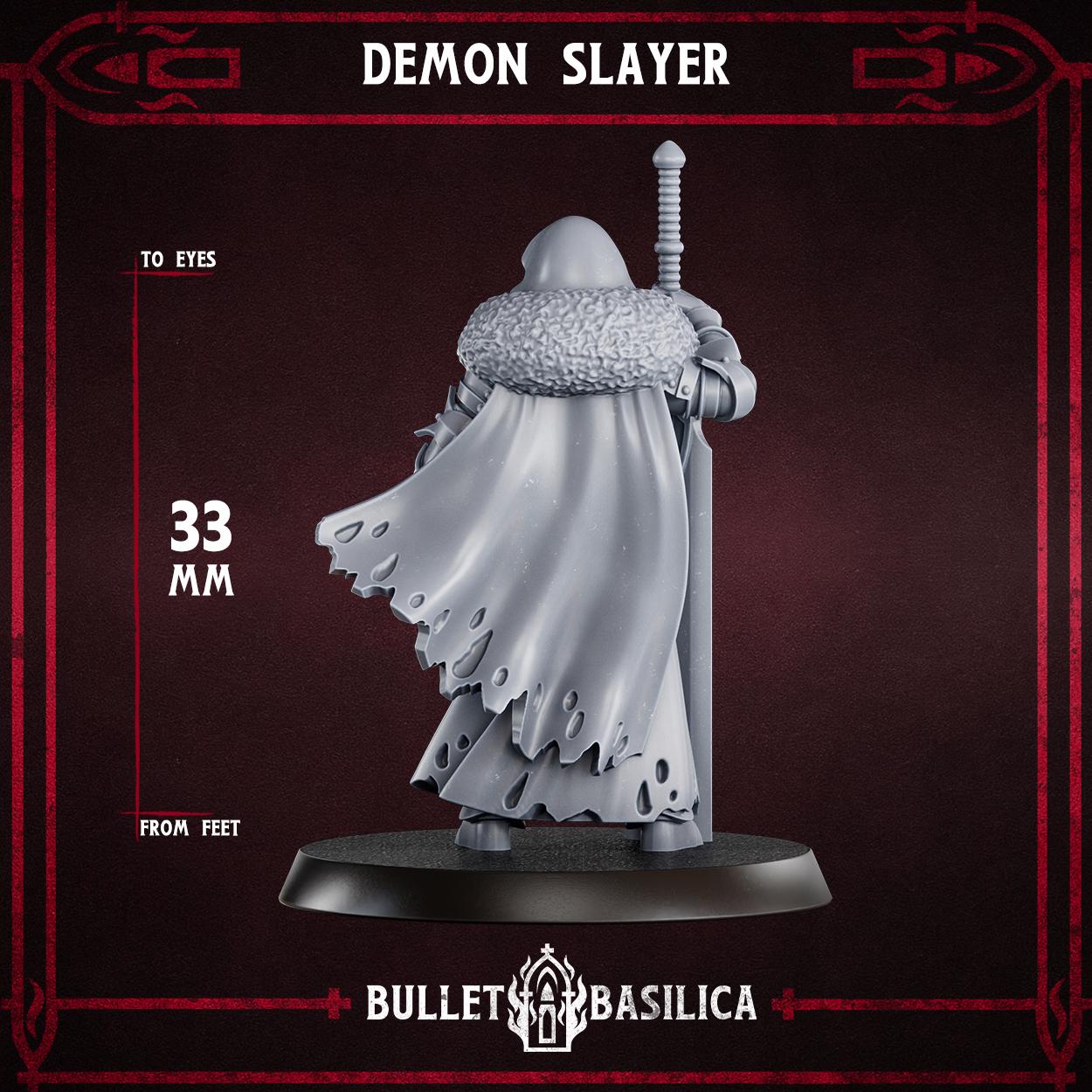 Demon Slayer, Crimson Hussars | Bullet Basilica | 3d Printed Tabletop Trench War Miniature