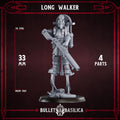 Long Walker, Crimson Hussars | Bullet Basilica | 3d Printed Tabletop Trench War Miniature