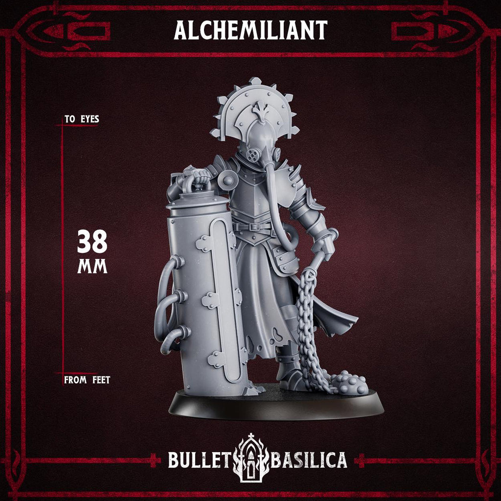 Alchemiliant, Crimson Hussars | Bullet Basilica | 3d Printed Tabletop Trench War Miniature