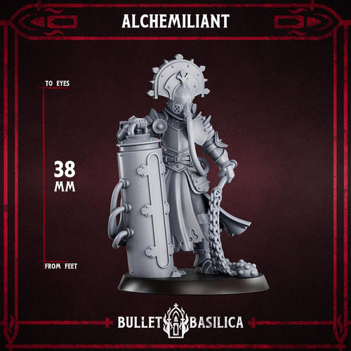 Alchemiliant, Crimson Hussars | Bullet Basilica | 3d Printed Tabletop Trench War Miniature