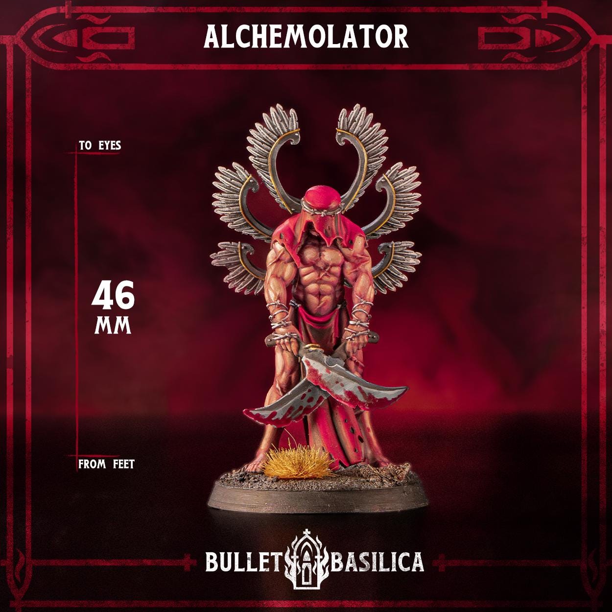 Alchemolator, Crimson Hussars | Bullet Basilica | 3d Printed Tabletop Trench War Miniature