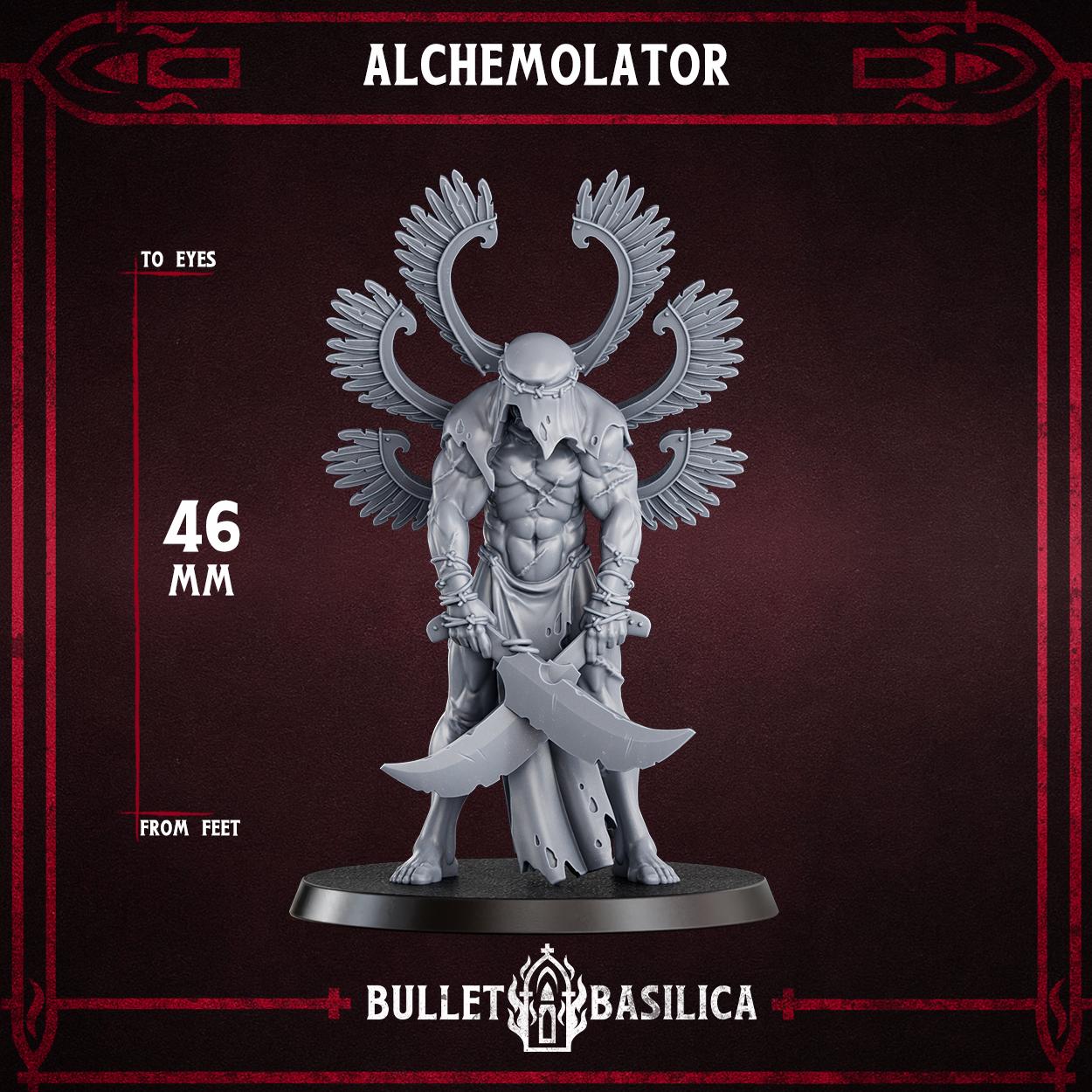 Alchemolator, Crimson Hussars | Bullet Basilica | 3d Printed Tabletop Trench War Miniature