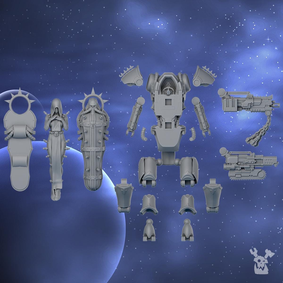 Bonebreak Machine | DakkaDakka | 3d Printed Tabletop Wargame Miniature Walker
