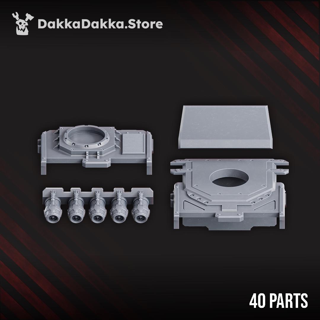 Hover APC RP-8 Rapid Pulsar | DakkaDakka | 3d Printed Wargames Models