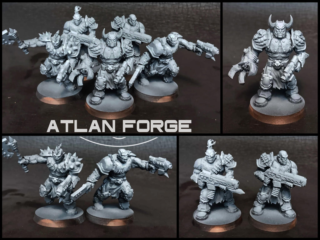 Grokk Warpack | Atlan Forge | 3d Printed Tabletop Wargames Miniatures