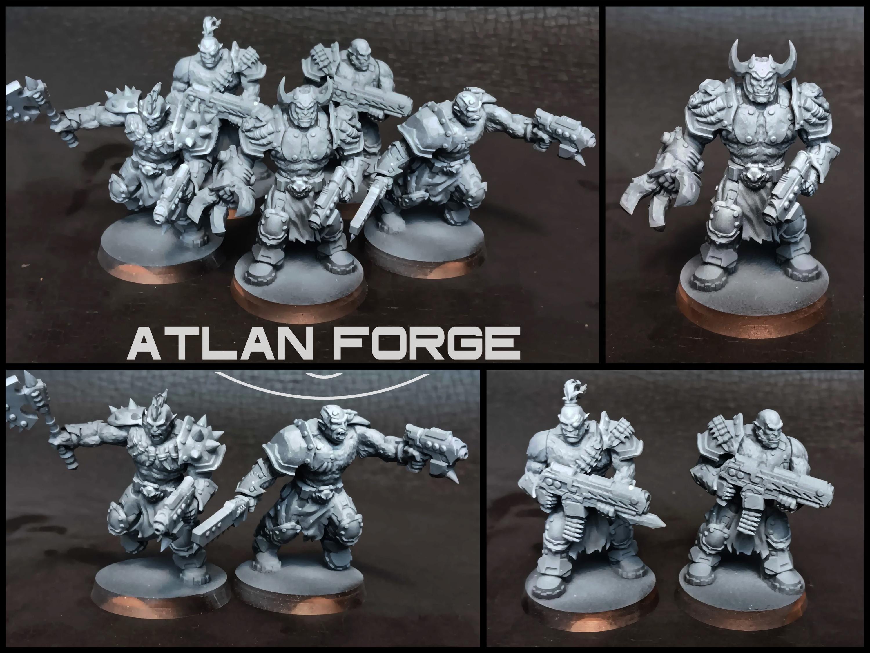 Grokk Warpack | Atlan Forge | 3d Printed Tabletop Wargames Miniatures