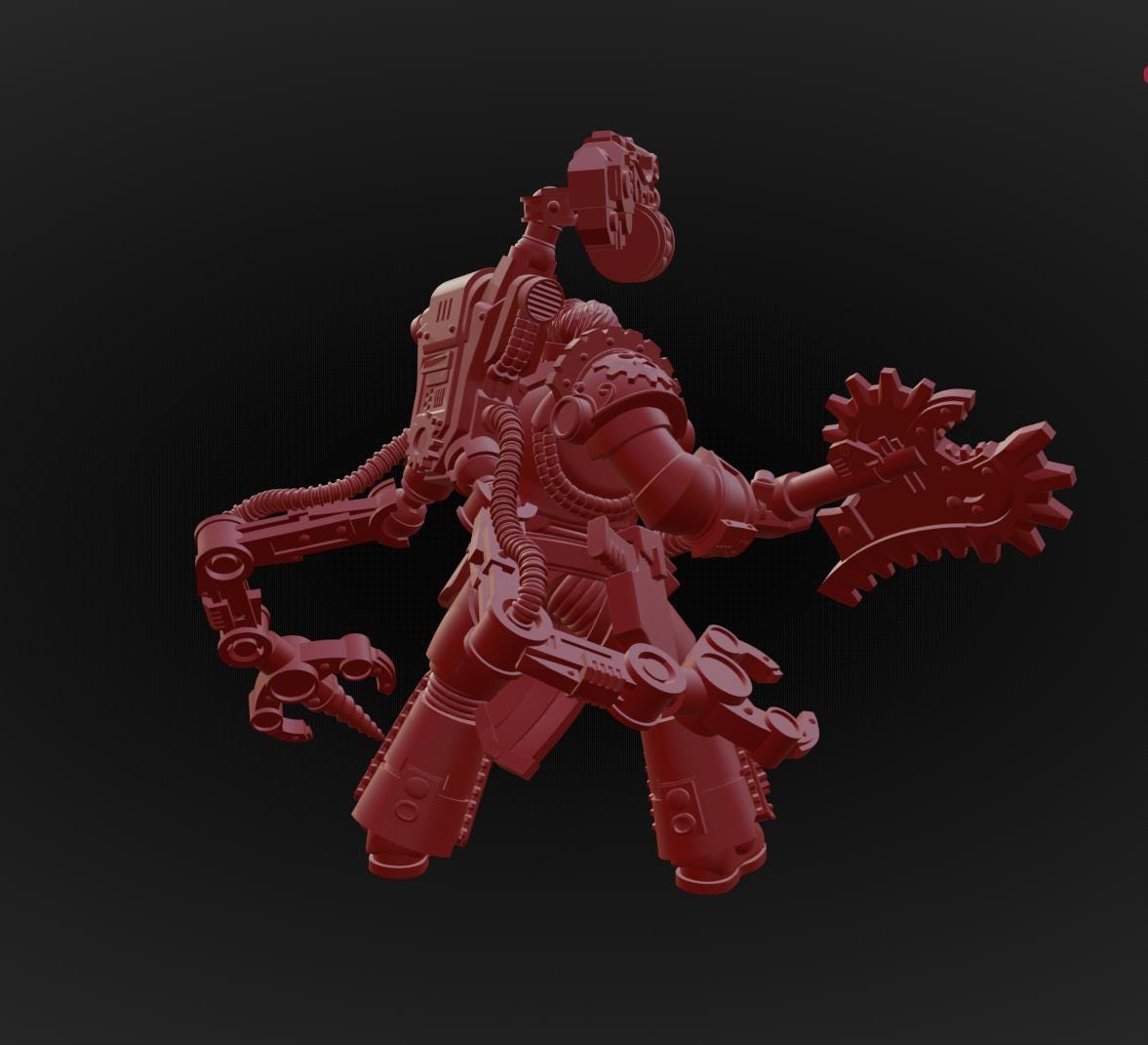 Crimson Wings Engineer by DakkaDakka | 3d Printed Tabletop Wargames Miniature