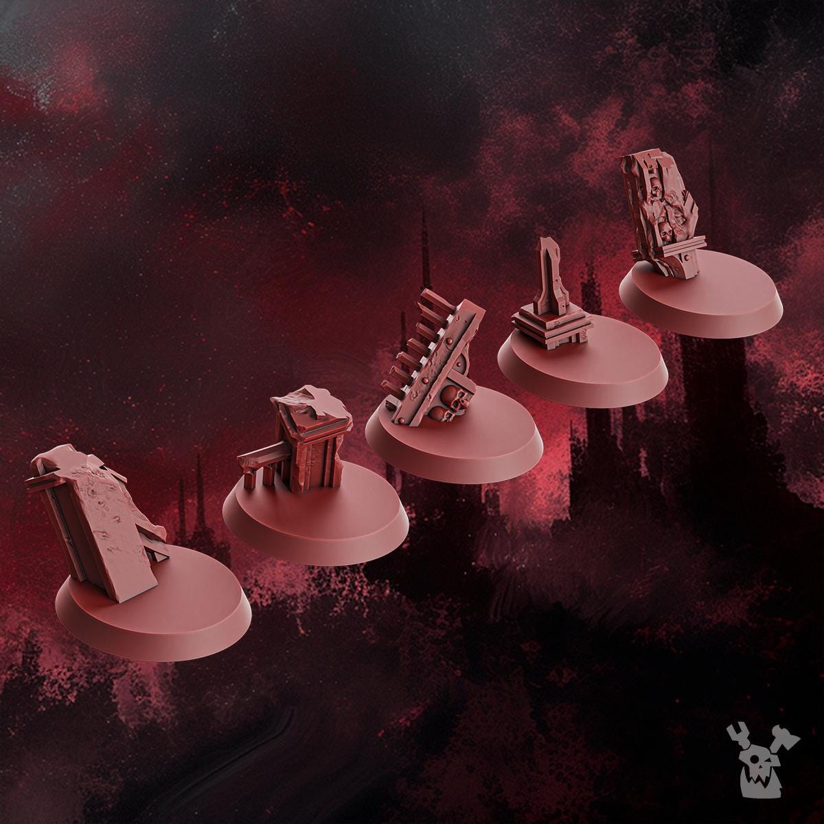 Crimson Wings Honour Squad Build Kit by DakkaDakka | 3d Printed Tabletop Wargames Miniature