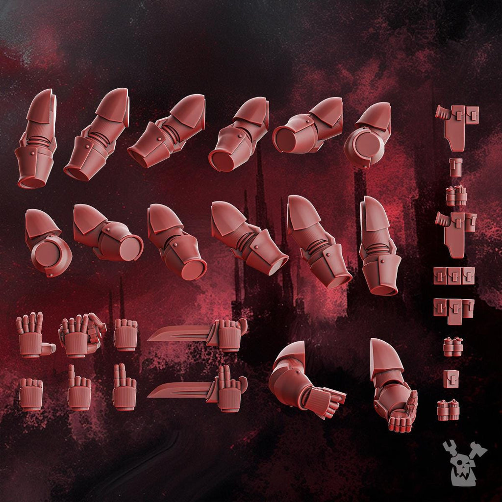 Crimson Wings Honour Squad Build Kit by DakkaDakka | 3d Printed Tabletop Wargames Miniature
