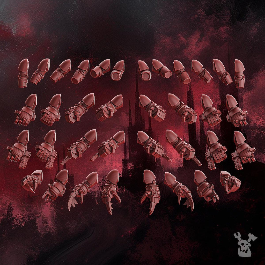 Crimson Wings Destroyers Squad Build Kit by DakkaDakka | 3d Printed Tabletop Wargames Miniature