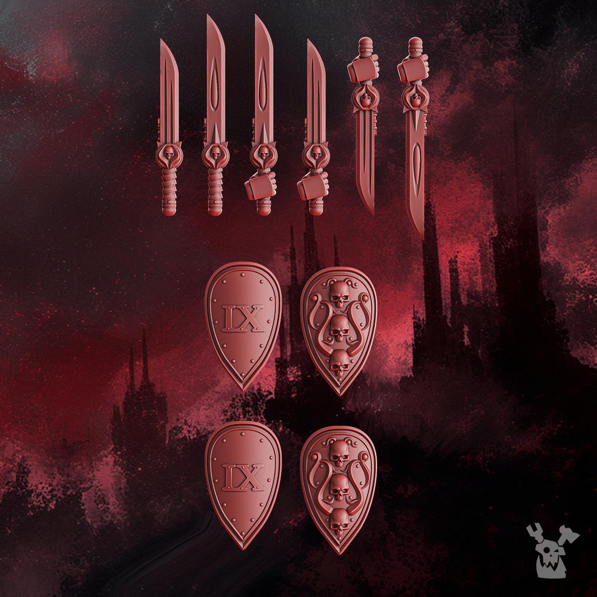 Crimson Wings Tactical Squad Kit by DakkaDakka | 3d Printed Tabletop Wargames Miniature
