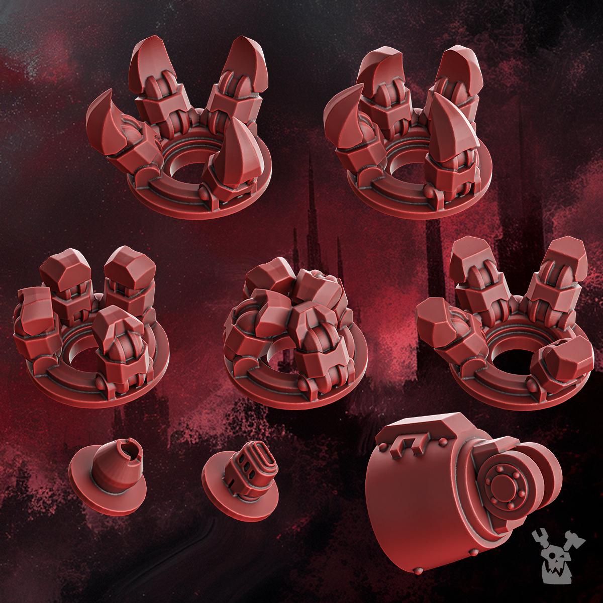 Crimson Wings Ancient Walker by DakkaDakka | 3d Printed Tabletop Wargames Miniature