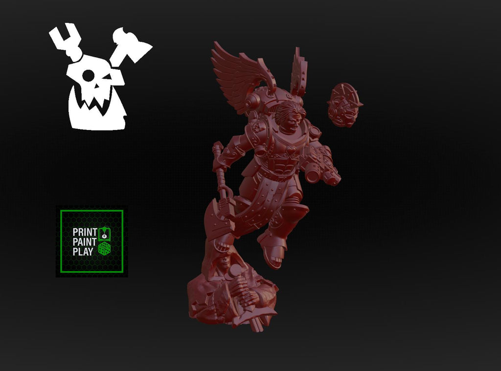 Crimson Wings Captain Darius by DakkaDakka | 3d Printed Tabletop Wargames Miniature
