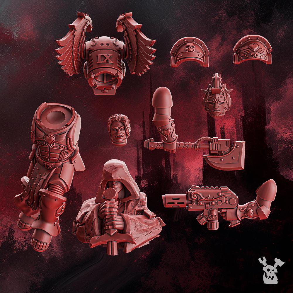 Crimson Wings Captain Darius by DakkaDakka | 3d Printed Tabletop Wargames Miniature