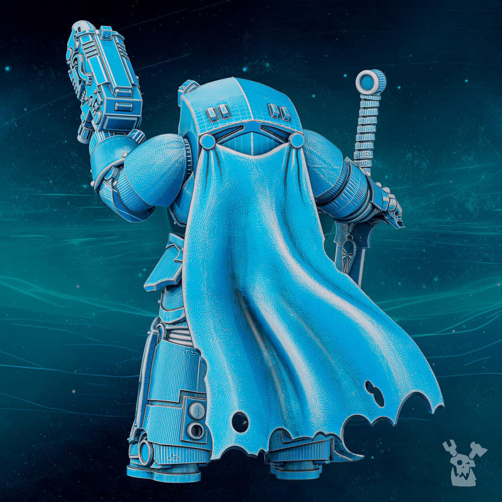 Scylla Commander Banesword - Havoc Destroyer Armored Master of Scylla Legion | DakkaDakka | 3d Printed Tabletop Wargames Miniature