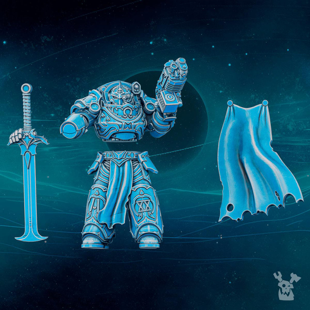 Scylla Commander Banesword - Havoc Destroyer Armored Master of Scylla Legion | DakkaDakka | 3d Printed Tabletop Wargames Miniature